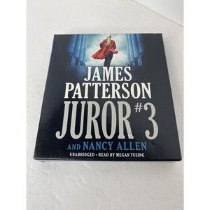 Juror #3 by James Patterson (2019, Compact Disc, Unabridged edition)